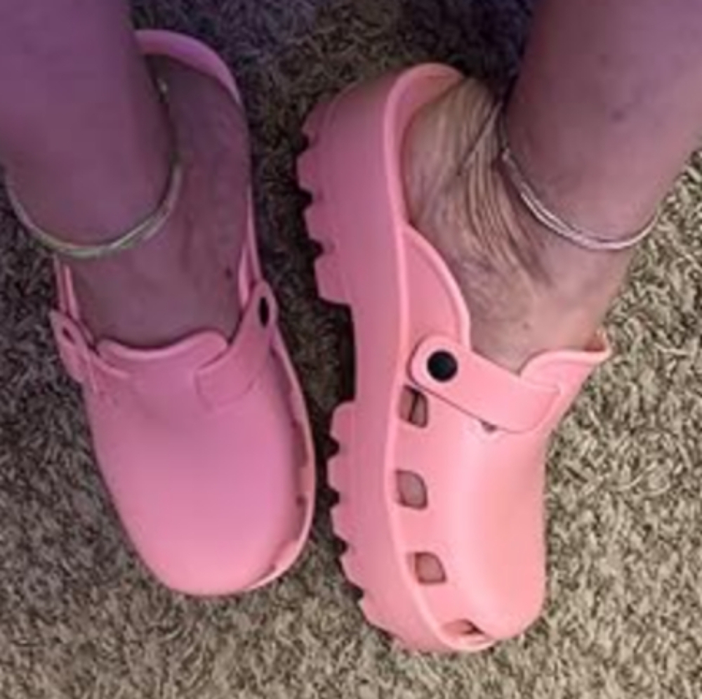 NWT Pink Clogs